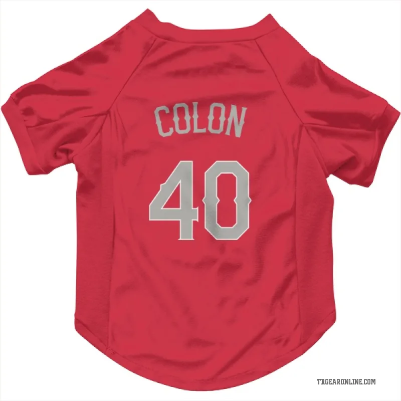 Bartolo Colon  Red Texas Rangers  Cat & Dog Pet Jersey