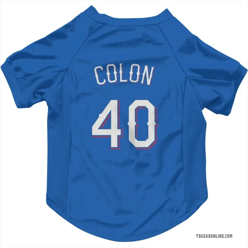 Bartolo Colon Royal Texas Rangers Cat & Dog Pet Jersey