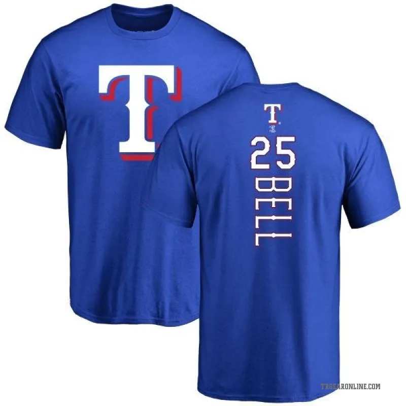 Buddy Bell Men's Royal Texas Rangers Backer T-Shirt -