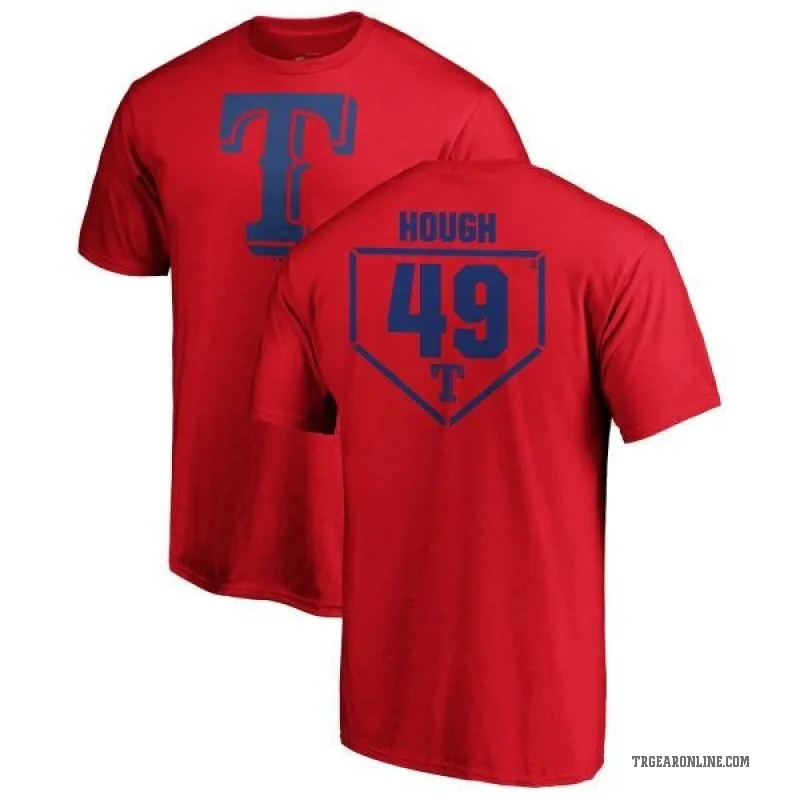 Charlie Hough Men's Red Texas Rangers RBI T-Shirt -