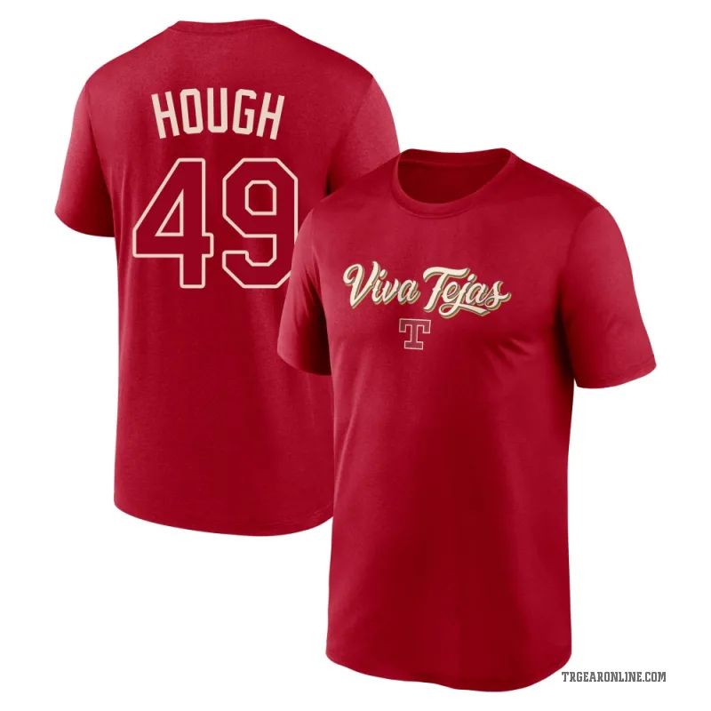Charlie Hough Youth Red Texas Rangers 2026 City Connect Team Phrase Script T-Shirt