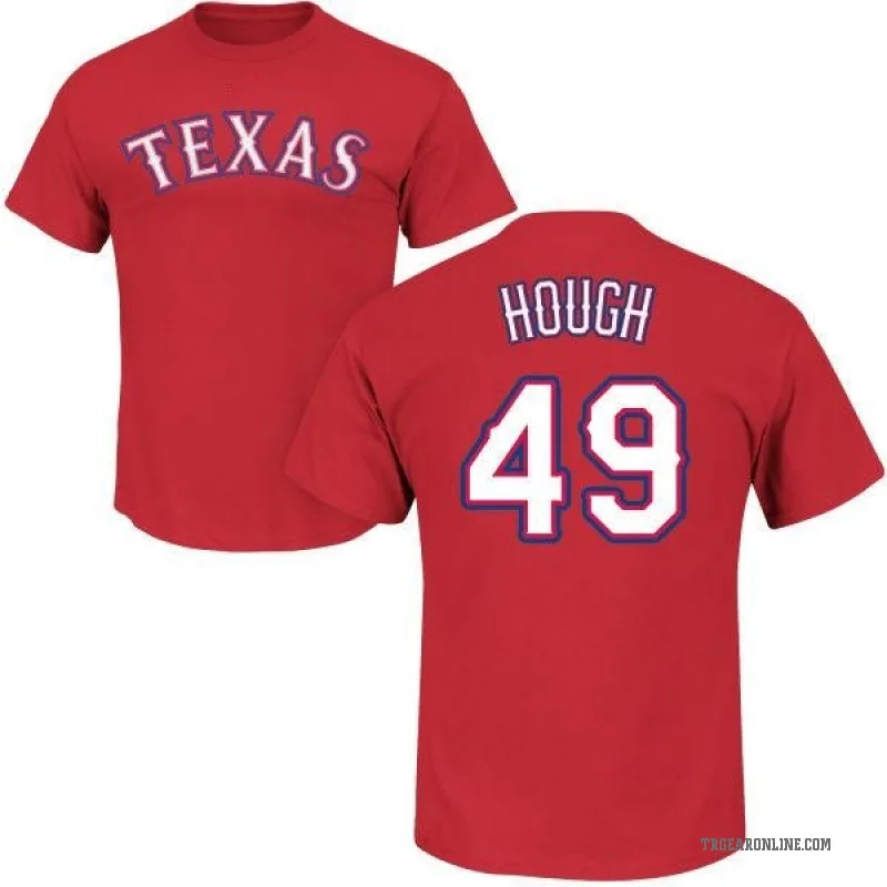 Charlie Hough Youth Red Texas Rangers Roster T-Shirt -