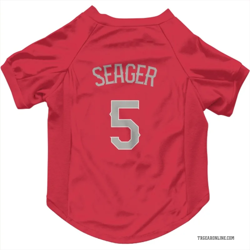 Corey Seager Red Texas Rangers Cat & Dog Pet Jersey