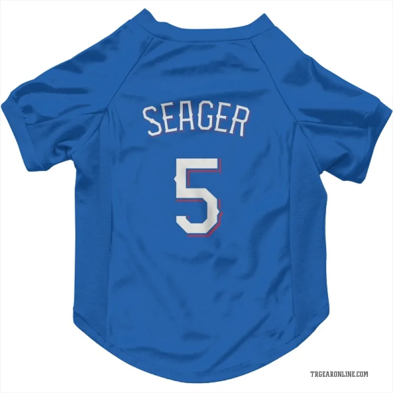 Corey Seager Royal Texas Rangers Cat & Dog Pet Jersey