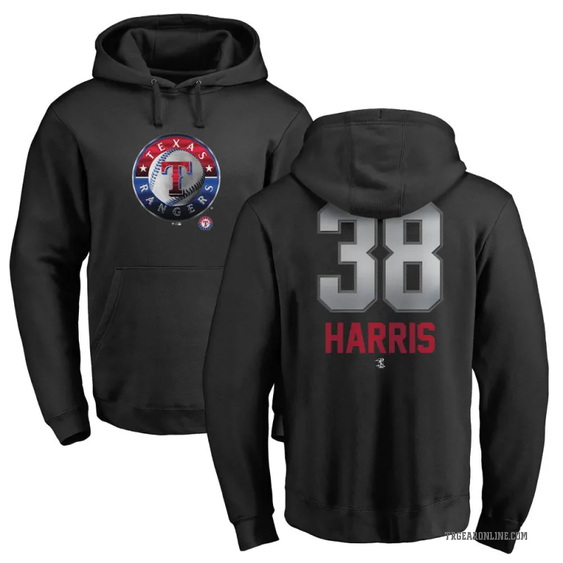 Dustin Harris Hoodie | Authentic Texas Rangers Dustin Harris Hoodies ...