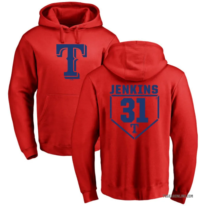 Ferguson Jenkins Men's Red Texas Rangers Branded RBI Pullover Hoodie -