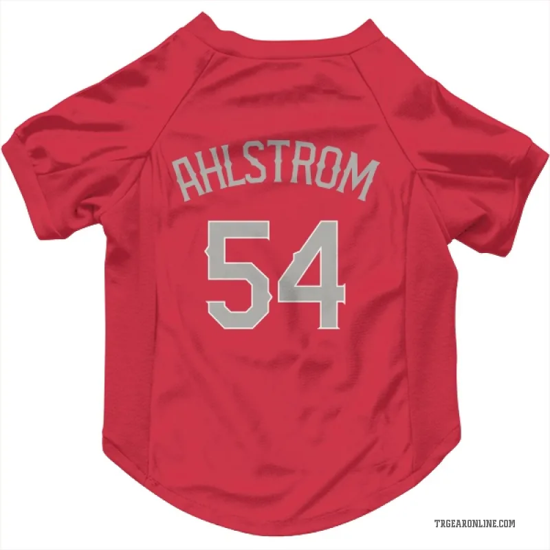 Robert Ahlstrom  Red Texas Rangers  Cat & Dog Pet Jersey