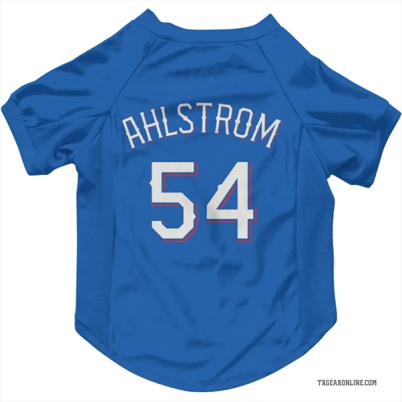 Robert Ahlstrom  Royal Texas Rangers  Cat & Dog Pet Jersey