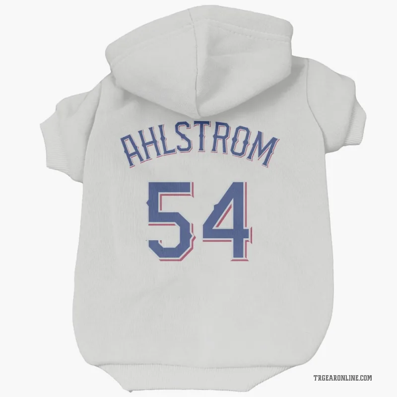 Robert Ahlstrom  White Texas Rangers  Cat & Dog Pet Hoodie